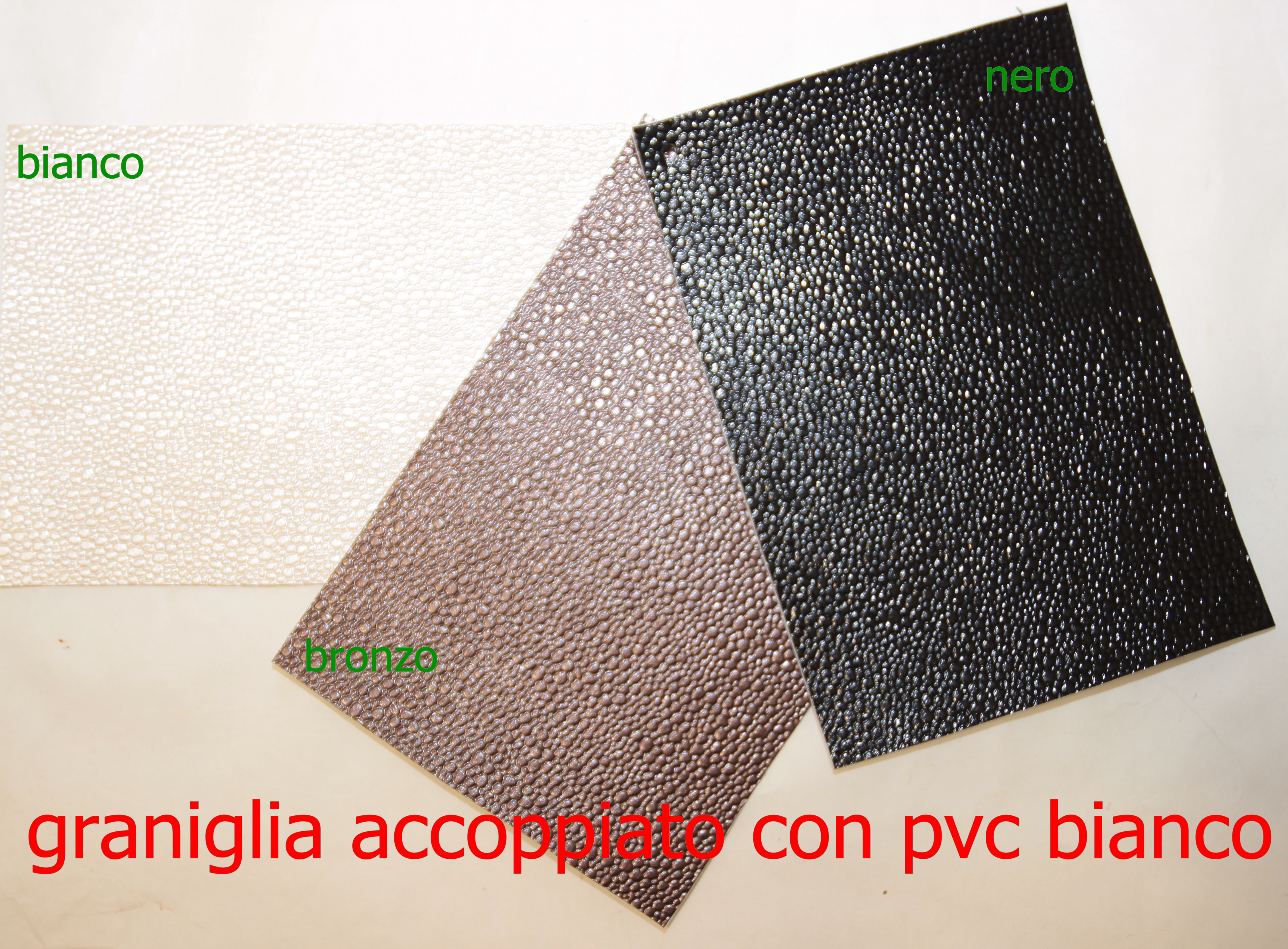 *GRANIGLIA ACCOPP.PVC B.CO ROTOLI M 3 GOLD